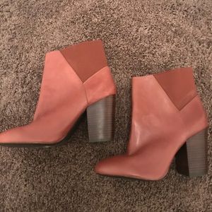 Cognac BCBG booties Super cute and comfy 3.5” heel
